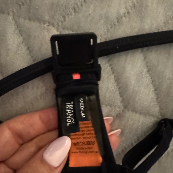 Triangl triangle neoprene bikini med lg scuba bikini orange pink - Picture 5 of 8